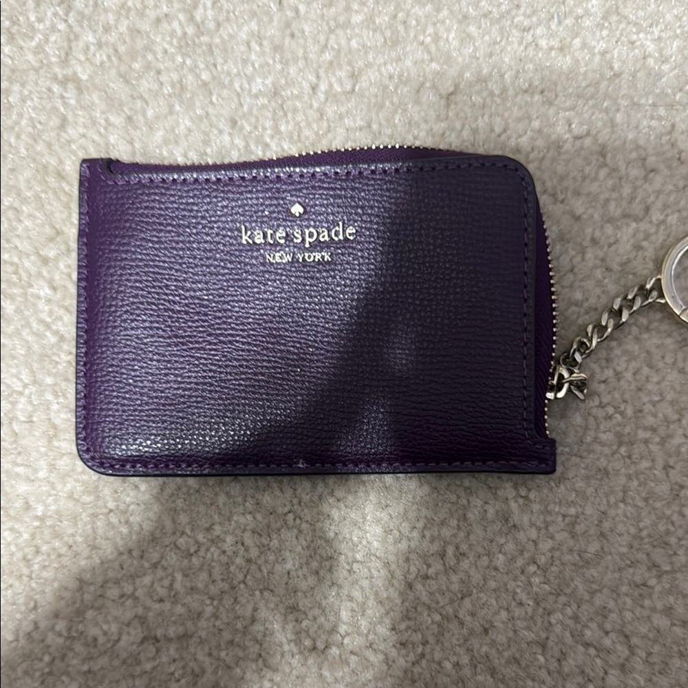 Kate Spade Deep Purple Key & Card Holder